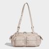 Multi-pocket trendy retro biker bag, large-capacity commuter underarm bag, fashionable shoulder handbag with a niche high-end feel