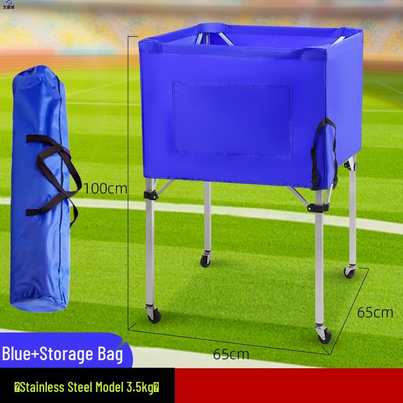 Portable Foldable Ball Storage Cart
