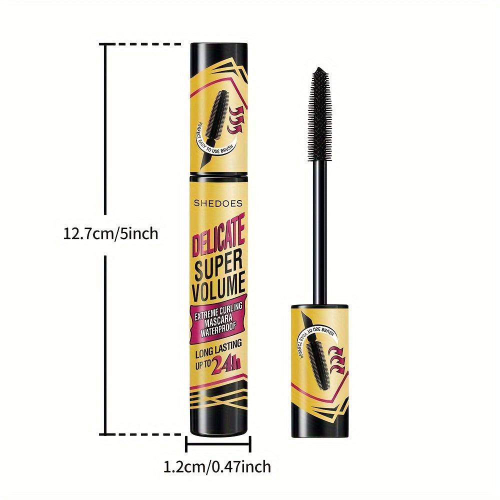 Waterproof 8D Fiber Mascara - Long, Volumizing Black Eyelashes Mascara  Eye Makeup