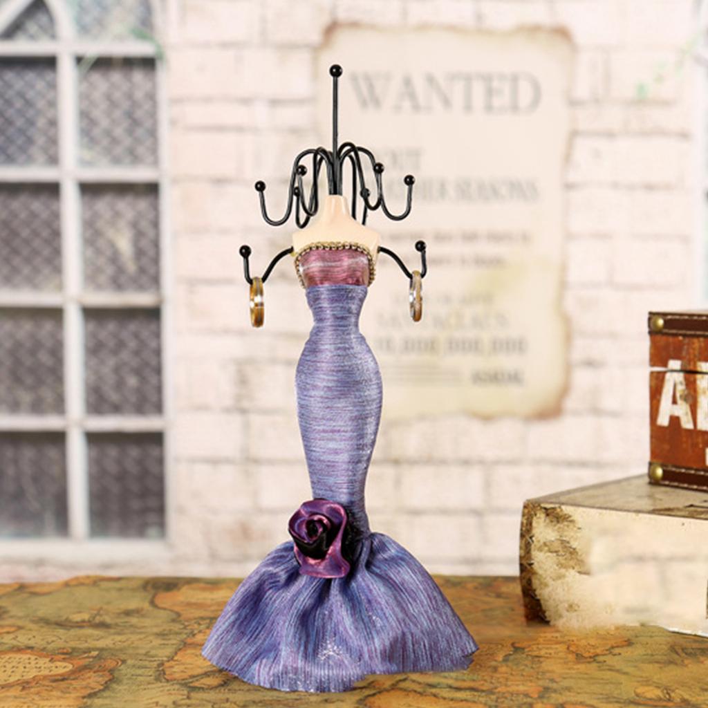 Moderner Schmuckständer, stilvolles Schmuckregal aus Eisen, modischer Schmuckorganizer, Puppenständer