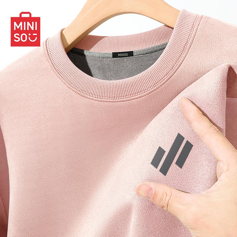 

MINISO Мужской замшевый пуловер с флисовой подкладкой XL