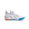 Li Ning Kids Fashion Non-Slip Rebound Basketball Shoes Kids Sneakers Standard-White YKBU064-5