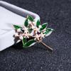 Korean Temperament Brooch Delicate Branch Pearl Drop Oil Brooch New Fashion Still Decorated Female Accessories Party Gift Brooch