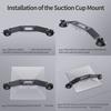For Starlink Mini Sunroof Suction Cup Mount Roof Mount Mounting Kit for Sunroof/Front Window/Rear Window/Roof
