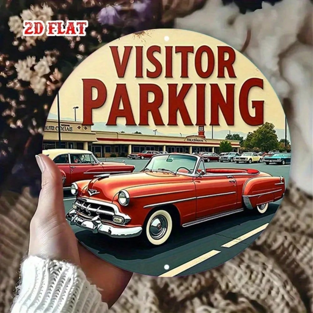 Vintage Retro Car Metal Tin Signs Garage Cafe Man Cave Home Decor 20x20 разноцветный
