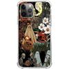 Halloween Aesthetic Case Compatible with iPhone 14 Pro Max, Hippie Ghosts Spooky Pumpkins Phone Case for iPhone 14 Pro Max, Trendy Cool TPU Bumper
