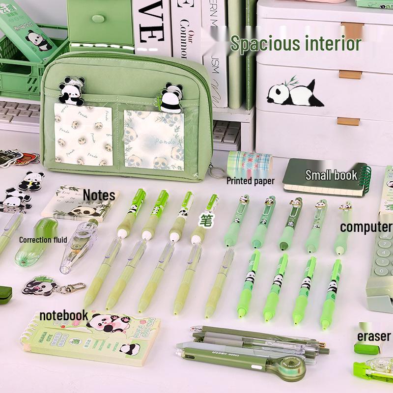 2024 High-End Large Capacity Stain-Resistant Pencil Case - Aesthetic Stationery Box for Primary School Girls
