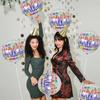 Pack of 2/4/6, 22-Inch 4D Round Transparent Colorful Aluminum Foil Balloons, Suitable for Birthday Parties, Birthday Gatherings, and Birthda