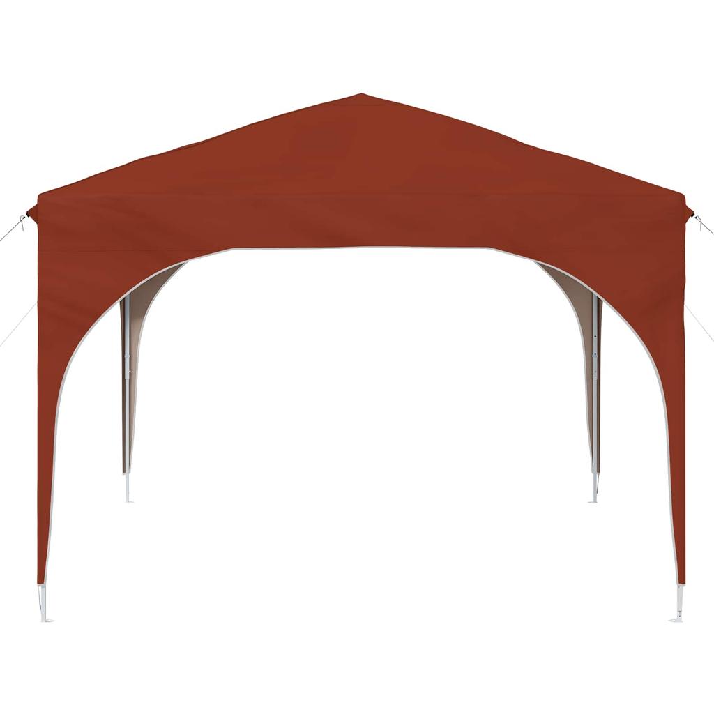 Pop Up Party Tent 290 X 290 X 245 Cm Terracotta