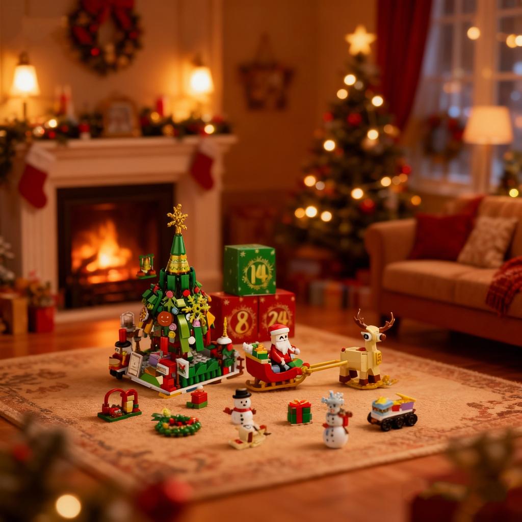 Vánoční odpočítávací kalendář obsahuje adventní kalendář, vánoční rozvoj manuálních dovedností, překvapivá vánoční sběratelská edice