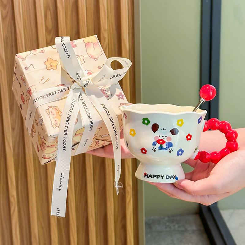 Vysoce hodnotný domácí hrnek Pacha dog keramický hrnek Dívčí hrnek na kávu Pár vodní hrnek Dárek k narozeninám