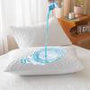 2 Pieces Waterproof Pillowcase Anti Stain Machine Washable Pillow Cover Bedroom Decoration Suitable For With Children And Pets