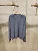 Women’s High-End Plush Wool-Cashmere V-Neck Sweater - Seamless, Soft, Stitched Knit Top