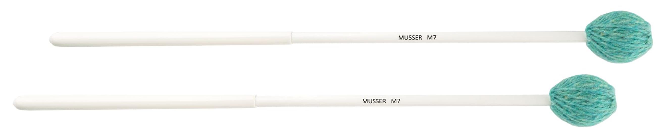 

Masser Two-Step Handle Mallet M-7 [For Marimba and Vibe] 1-inch Yarn Head, Medium Hardness, Blue