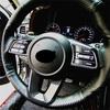 Window Lift / Water Cup Holder / Head Light Lamp / Gear Shift Panel Cover Trim For Kia Seltos - Carbon Fiber Accessories
