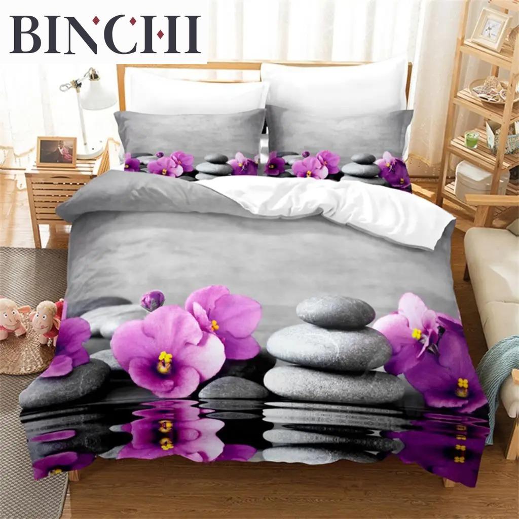 Flowers Roses Duvet Cover Set Fashion Bedding Soft Comfortable Breathable For Bedroom Guest Room Decor