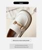 Girls' Slip-On Leather Princess Shoes - Spring/Autumn 2025, Korean Style, Soft Sole, Trendy for Little Girls