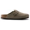 Birkenstock Boston Soft Footbed Suede Wide 'Taupe' Men's 0560771