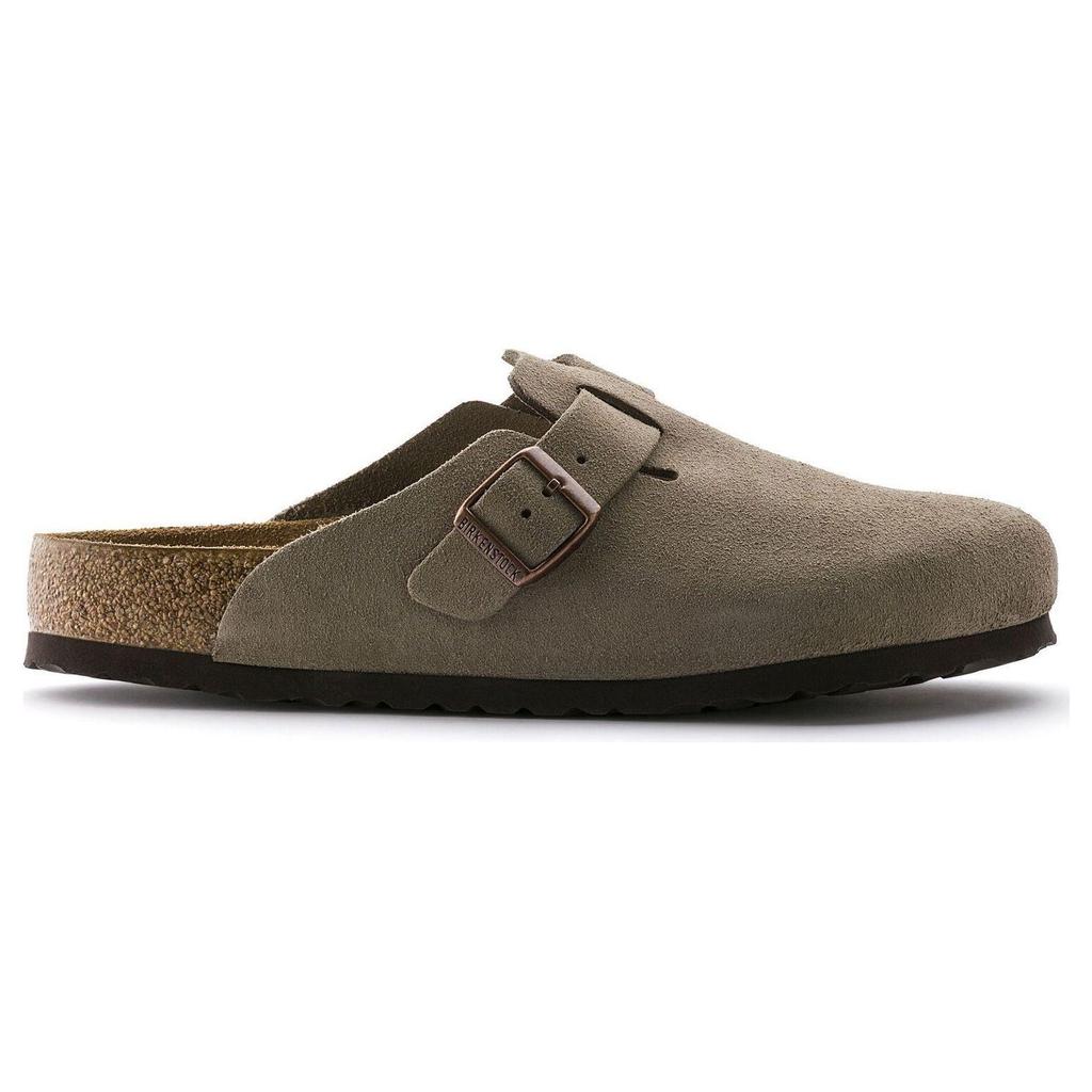 Birkenstock Boston Soft Footbed Suede Wide 'Taupe' Men's 0560771