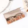 Estilo Japonés Resistente a la Presión Mural de Corcho Antiguo Estuche Retro para Gafas Almacenamiento Magnético Portátil para Miopía Caja Sunglassex para Unisex