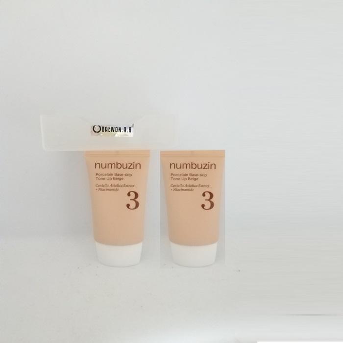 

NUMBUZIN No. 3 Ceramic Texture Padeskip Tone-Up Beige SPF50+ PA++++, 50ml 1+1 (2 total) (42932183)