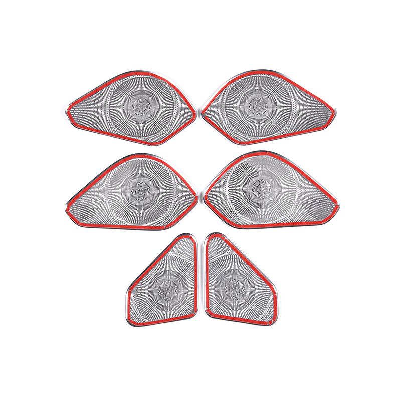For Land Rover Range Rover Vogue L460 2025 Stainless Steel Car Door Speaker Network Cover Decoration Stickers Car Accessories