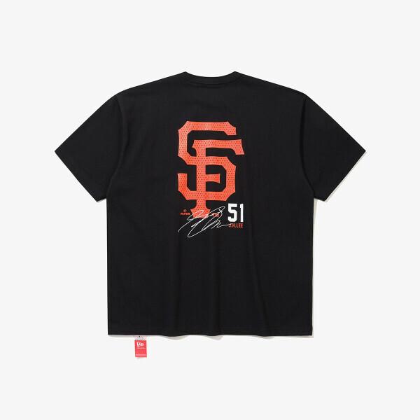 New Era Mlb San Francisco GianTs Player SignaTure T shirT Black 15147521