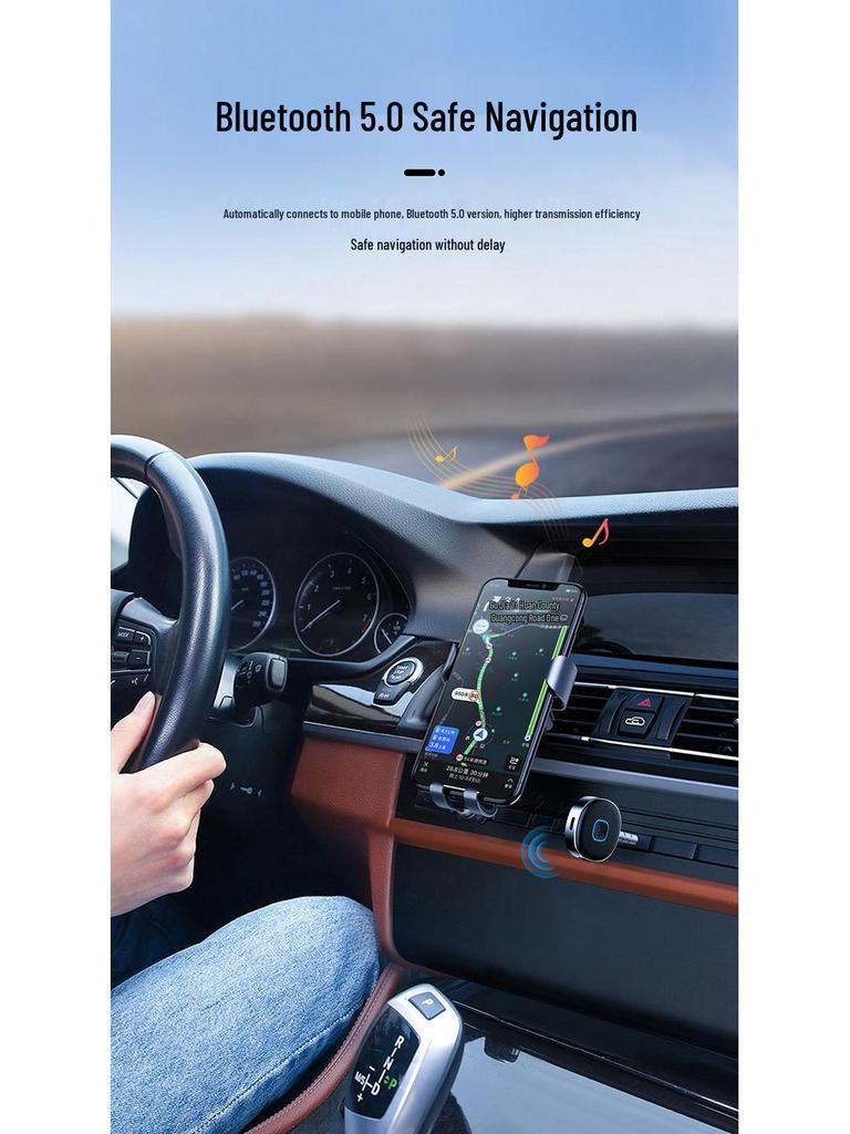 J33 Car Bluetooth Audio Receiver: Lossless Sound Quality, Dual Connectivity, Plug & Play.