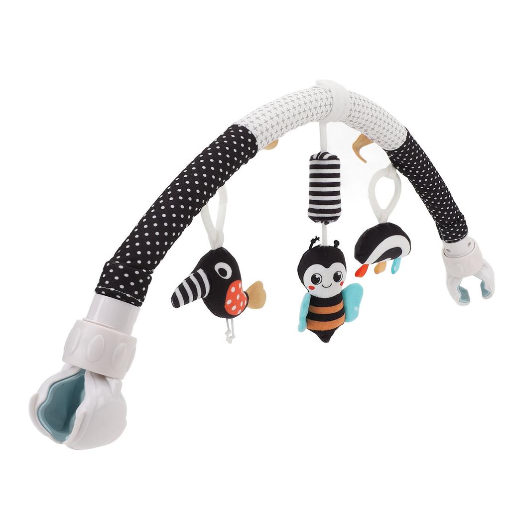 Clip On Arch Mobile Stimulating Baby Senses Developing Motor Skills Crib Bouncer Bassinet Toy for