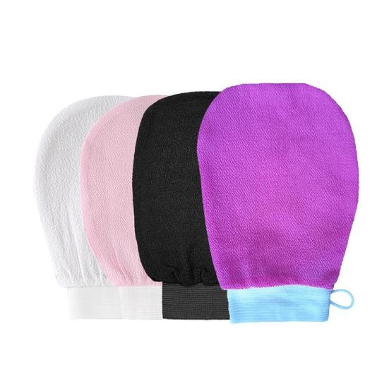 Bath Gloves Good Ductility Soft Lightweight Exfoliating Gloves Body Scrubber Dead Skin Remover  for Adult