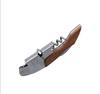 Professional Wood Handle Folding Wine Bottle Opener Waiters Corkscrew with Foil Cutter for Sommeliers and Bartenders Servers