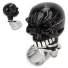 Steering Wheel Spinner Knob Skull Shape Universal Power Handle for Cars Trucks Tractors BoatsBlack