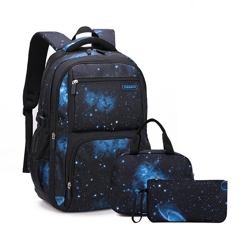 Personalized Starry Sky Backpack for Boys Primary Middle School Student Grade 4 To 6 Schoolbags Large Capacity Children Book Bag