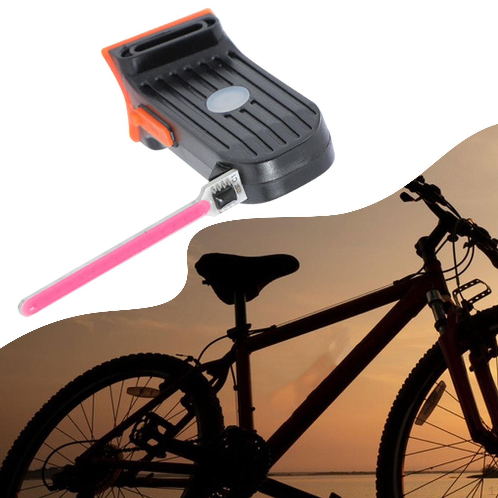 

Велосипедные задние фонари Велосипедная лампа Безопасные аксессуары для велосипедистов Запчасти для ремонта Простая установка Pink Light