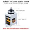 1Pcs LA38 Push Button Switch Bracket  for 22mm Push Button Switch Indicator Light