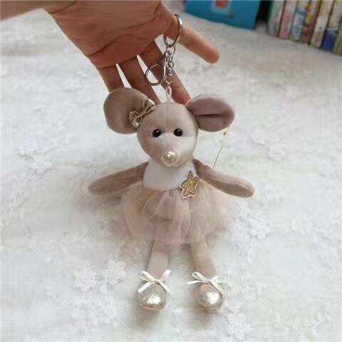 Kawaii Ballet Mouse Plush Toys Soft Stuffed Dressing Mouse Dolls Cartoon Animal Plush Pillow Birthday Gifts Toys For Girls