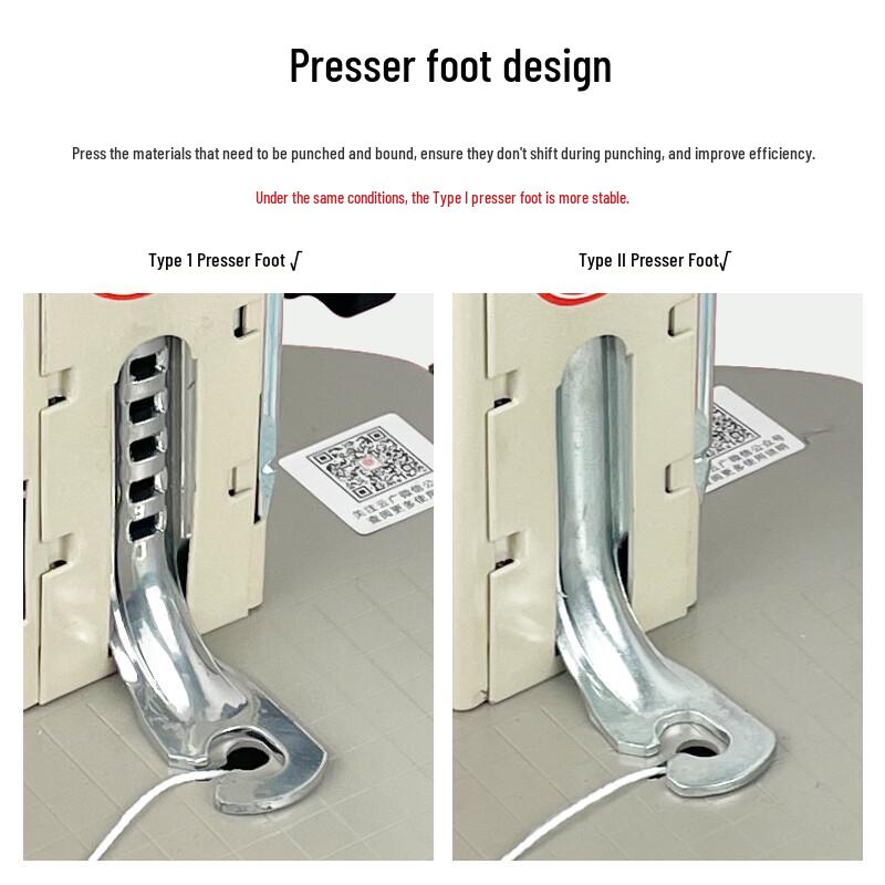 Yungu Precision Manual Financial Binding Machine CN Plug (adapter Included)
