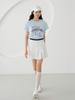 NITINA Organic Silket Print T-Shirt S/Bl
