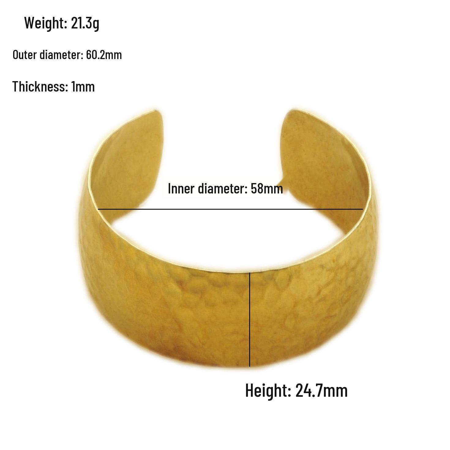2024 Fashion Embossed Textured Wide Band Bracelet with Creative Fish Scale Pattern - European  American Style.