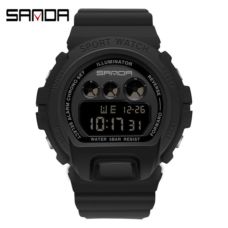 Sanda Waterproof Multifunctional Student Sports Watch - TikTok Trend