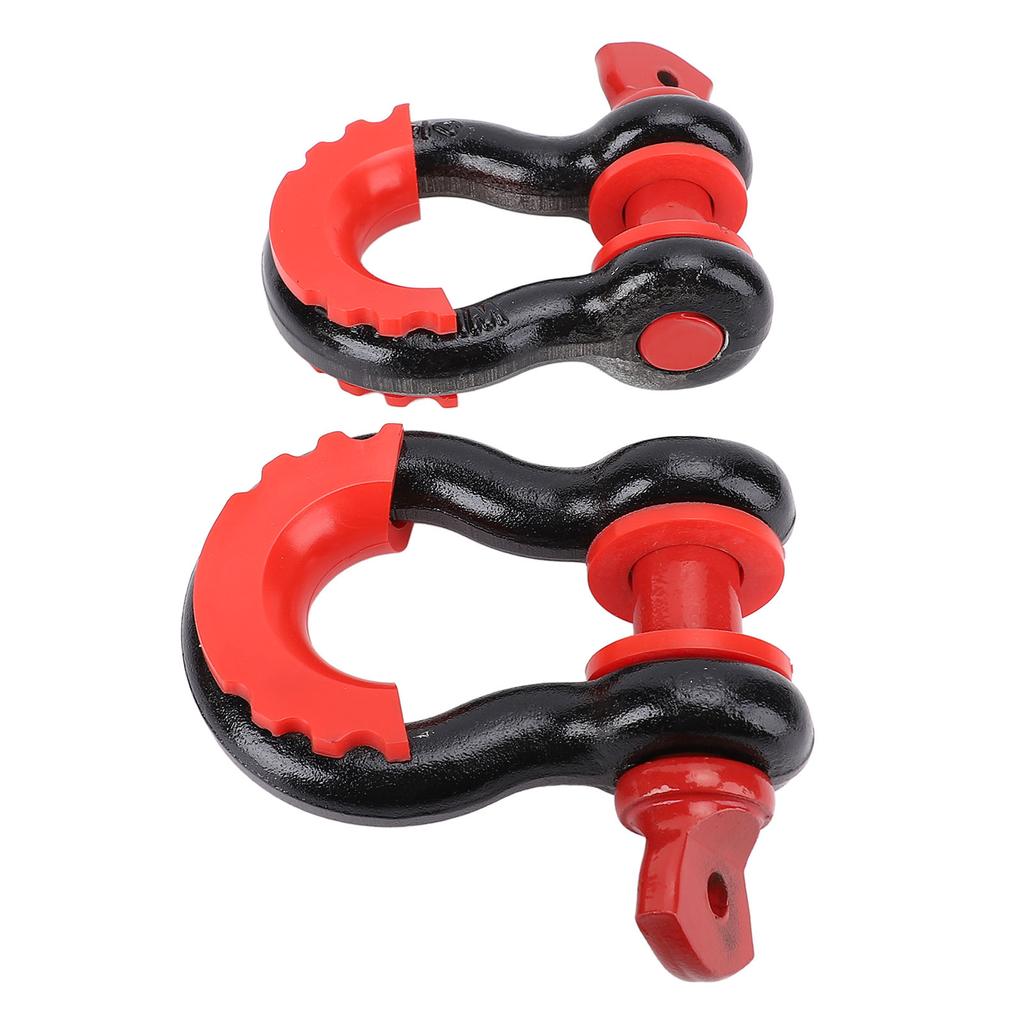 2 buc Inel D Manșon Auto 8800LBS Heavy Duty pentru Chinga de Remorcare Troliu Recuperare Vehicul Offroad Remorcare