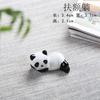1Pcs Cute Panda Pillow Chopsticks Holder Japanese Ceramic Chopstick Ceramic Home Decor Spoon Holder Tableware Kitchen Tools