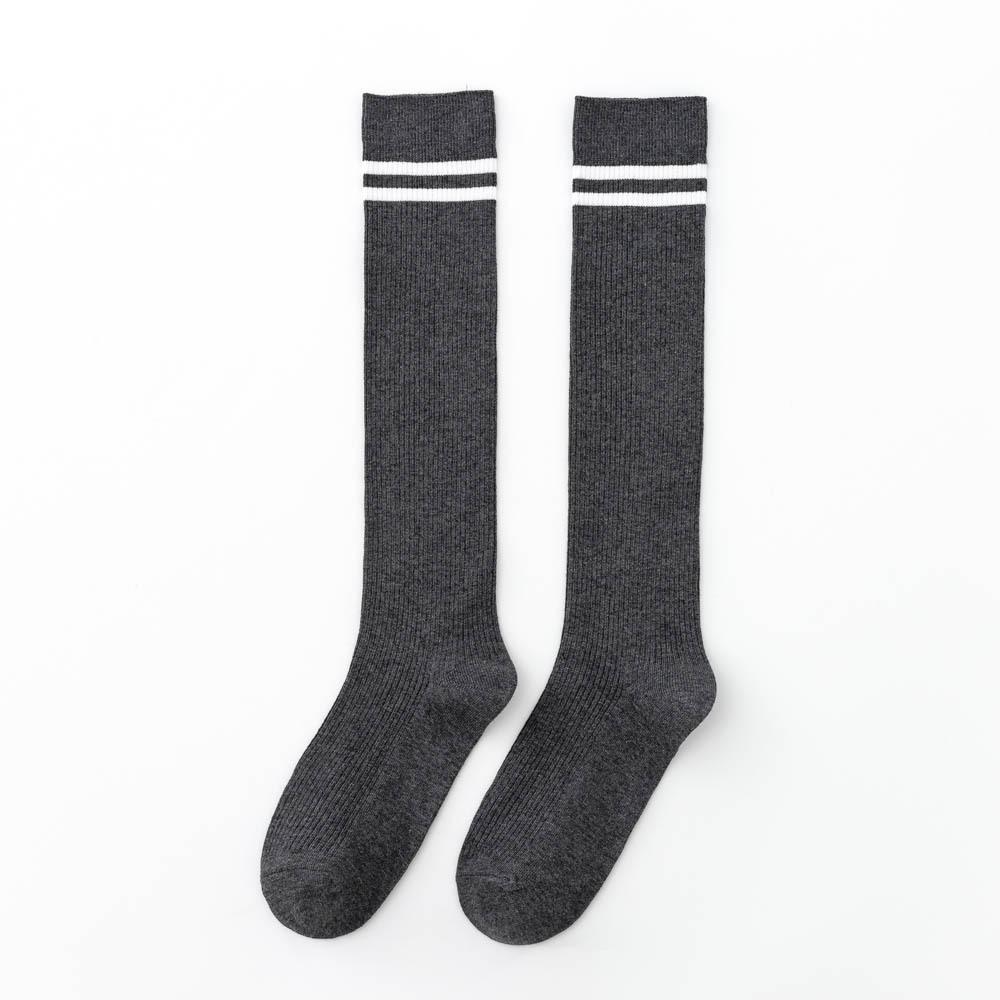 Cotton Autumn and Winter Knee-high Socks, Mid-calf Socks, High Ankle Socks, Solid-colored Calf Socks, Pile Socks, Long Ankle Socks, Women's Socks