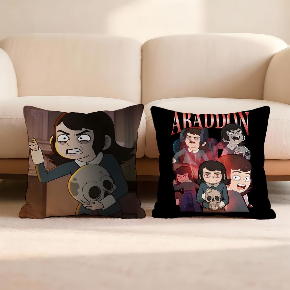 Haunted Anime H-Hotel Cushion Cover Home & Car Multi-Scene Pillow Cover - Reversible, Soft & Durable for Daily Use