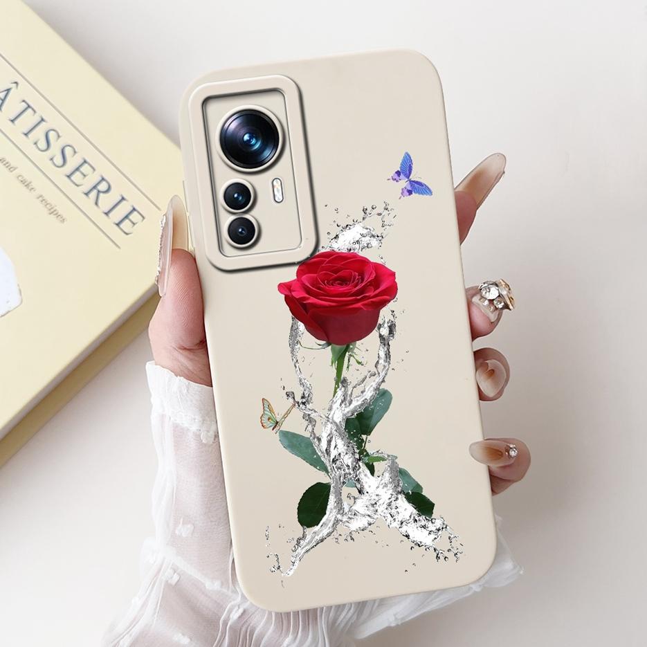 For Xiaomi 12T Pro Case Cute Cartoon Fashion Painted Cover Soft Silicone Phone Case For Xiaomi Mi 12T Pro Mi12T 5G Fundas Bumper