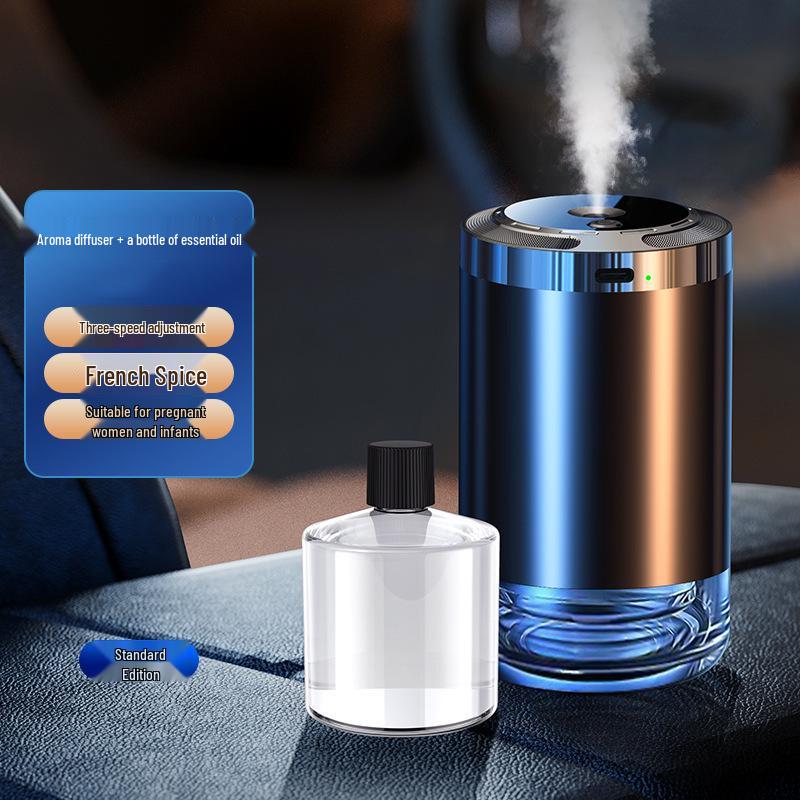 Starry Sky Car Air Freshener: Smart Spray Fragrance Machine & Humidifier for Interior Deodorization, Light Perfume.