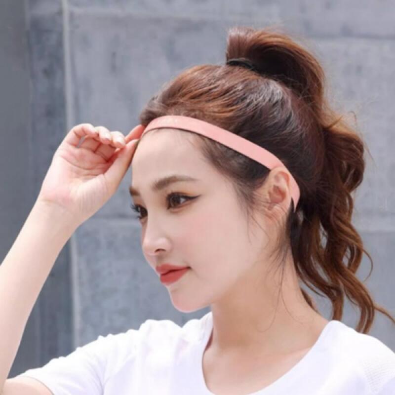 

Повязка на голову Спортивная повязка на голову Sweat-proof hairband gray