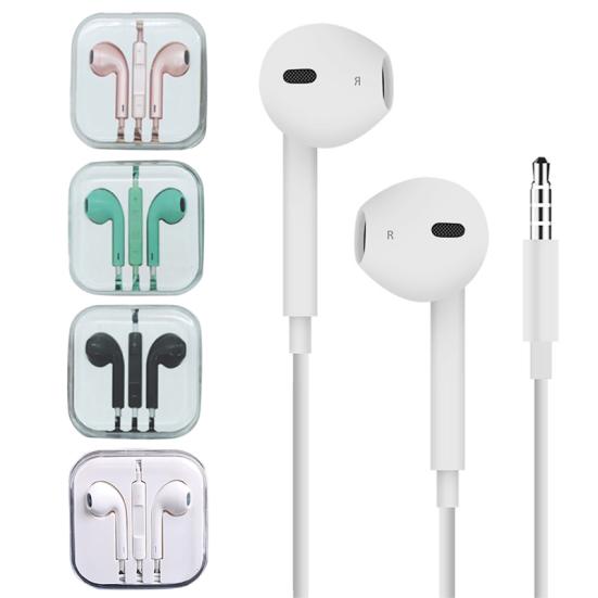 3.5mm Plug Heavy Bass In-ear Wired Earphones for iPhone Android Phone Tablet