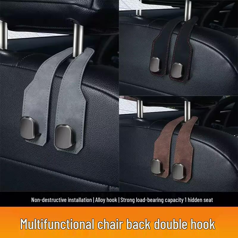 Multifunctional Suede Car Seat Back Hook