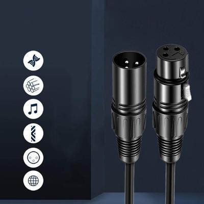 Male To Female XLR Connector Cable XLR Adapter Male To Female Balanced Line  Microphone Supplies